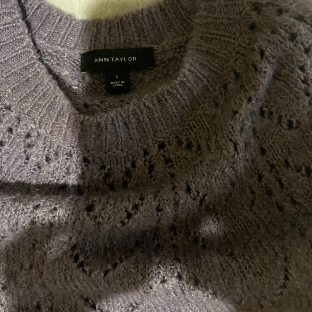 Ann Taylor Lilac Sweater